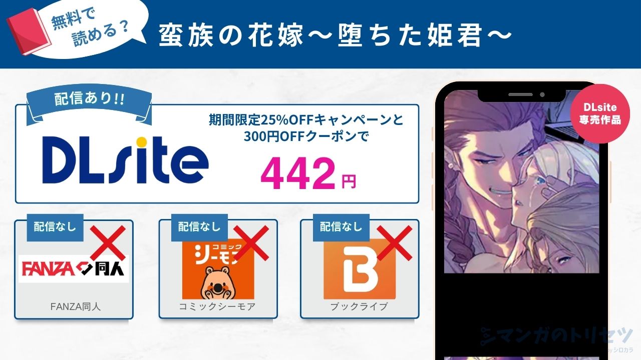 蛮族の花嫁~堕ちた姫君~ 442円で読める