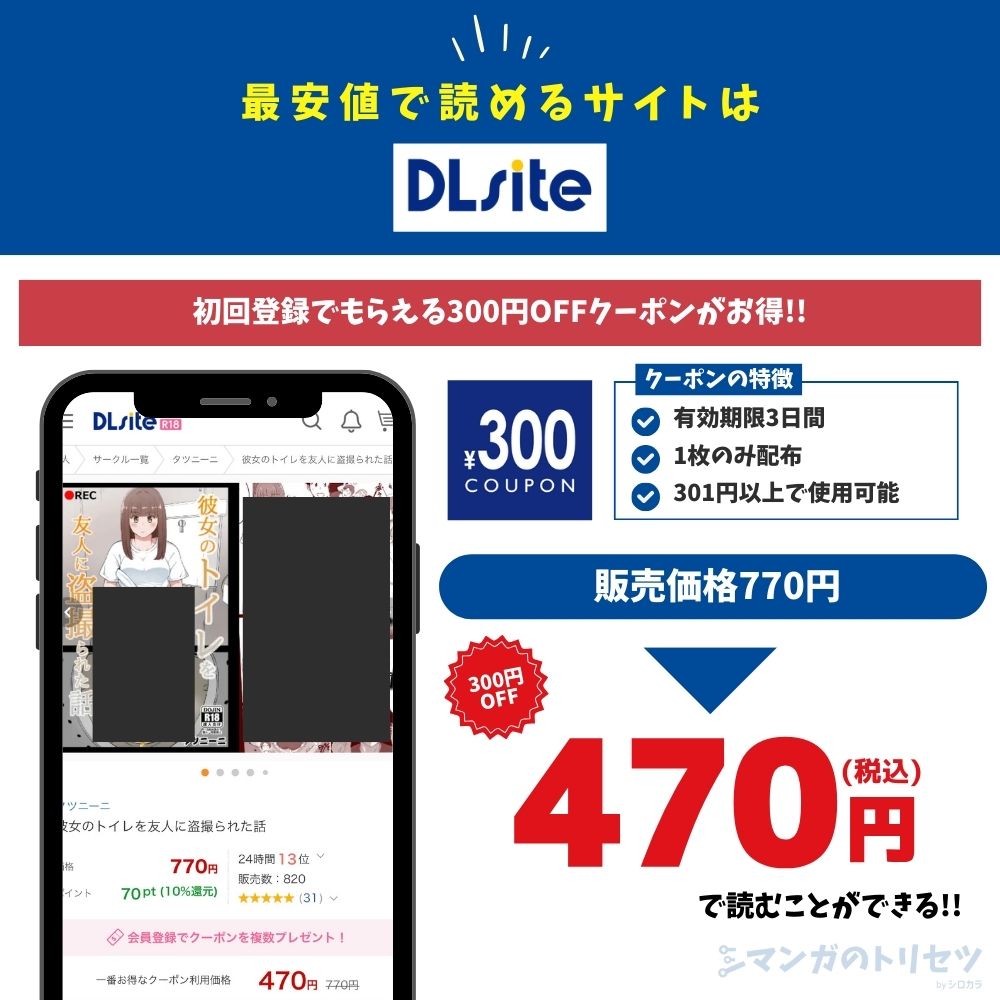 彼女のトイレを友人に盗撮られた話 DLsite