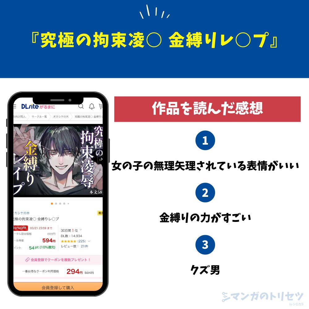 究極の拘束凌○ 金縛りレ○プ 感想
