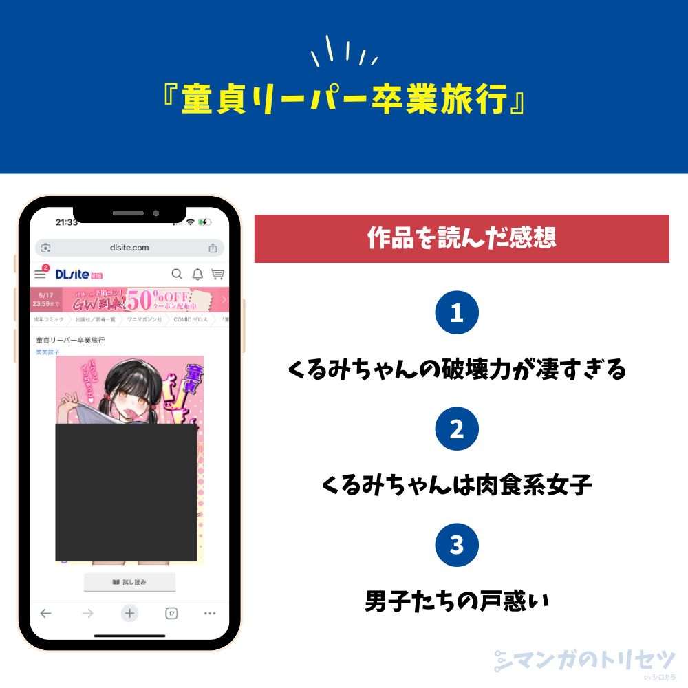 童貞リーパー卒業旅行 感想