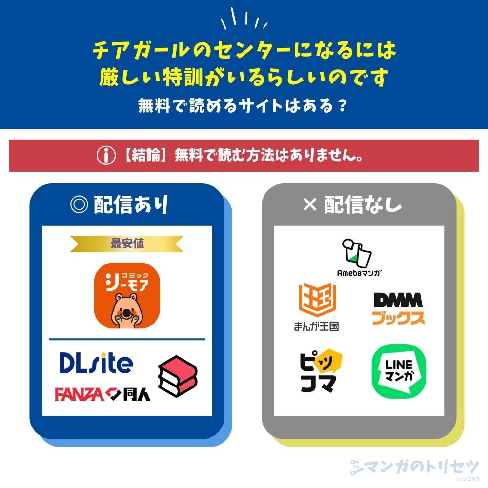 チアガールのセンターになるには厳しい特訓がいるらしいのです 無料