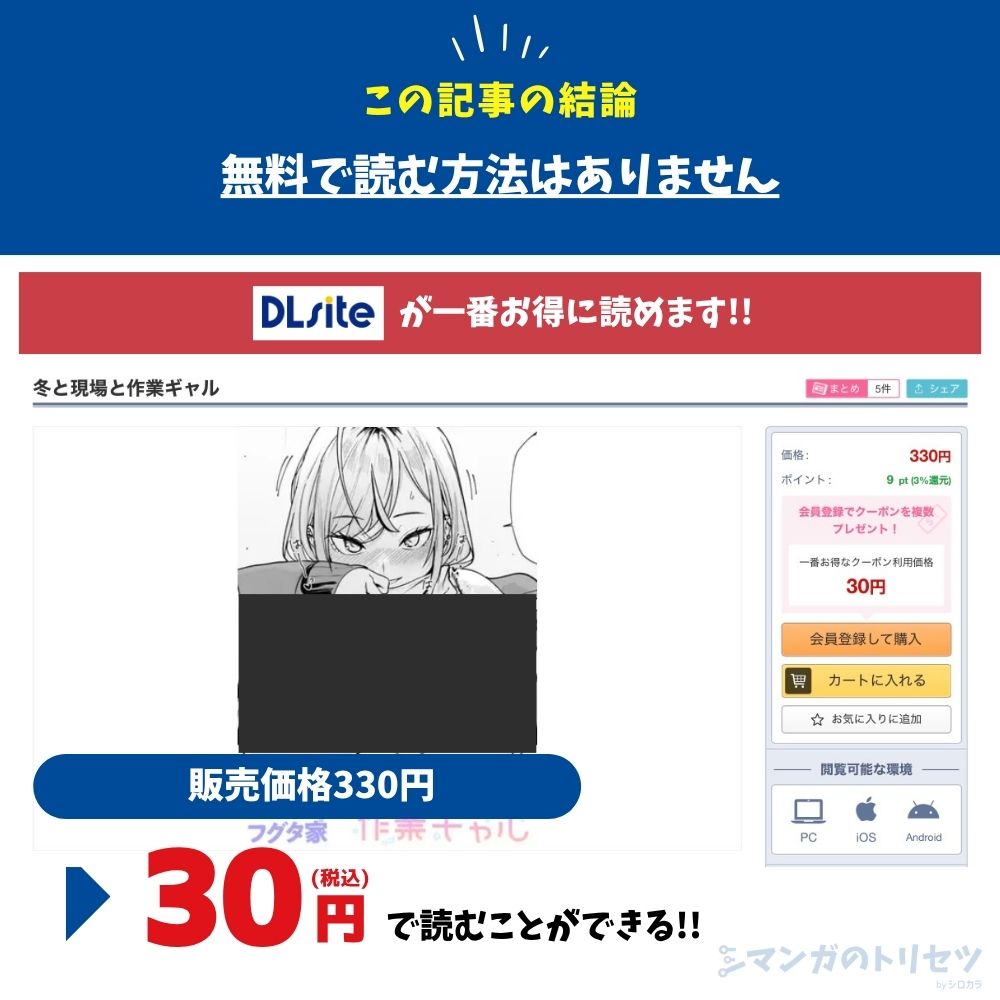 冬と現場と作業ギャル　最安値