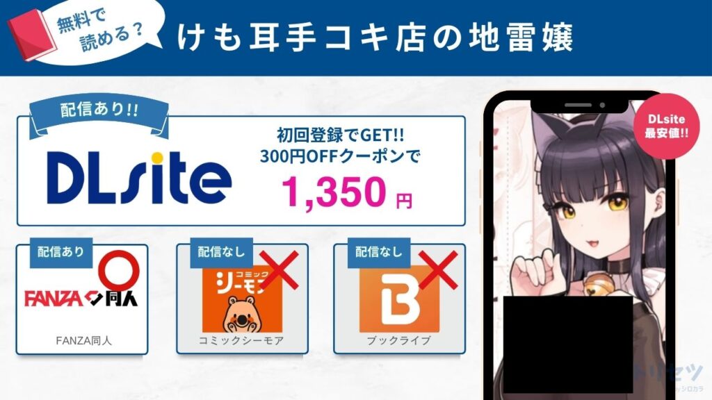 けも耳手コキ店の地雷嬢　1,350円で読める