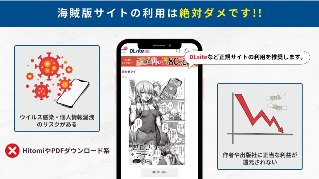 惑わせアイ 海賊版