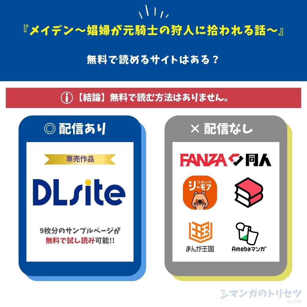 メイデン~娼婦が元騎士の狩人に拾われる話~ 無料
