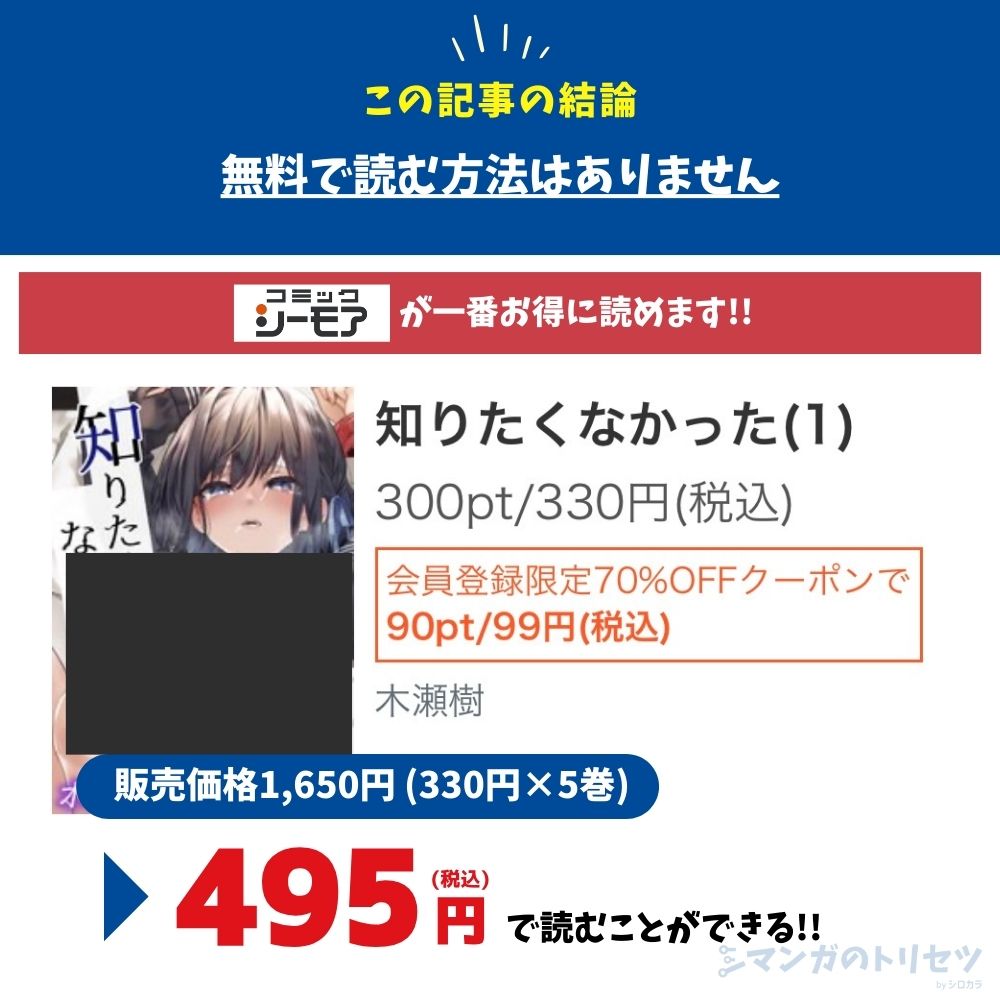知りたくなかった　最安値