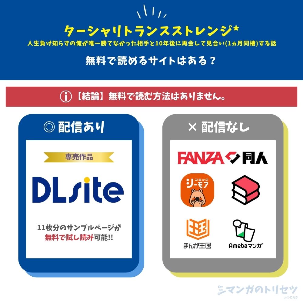 ターシャリトランスストレンジ*人生負け知らずの俺が唯一勝てなかった相手と10年後に再会して見合い(1ヵ月同棲)する話 無料