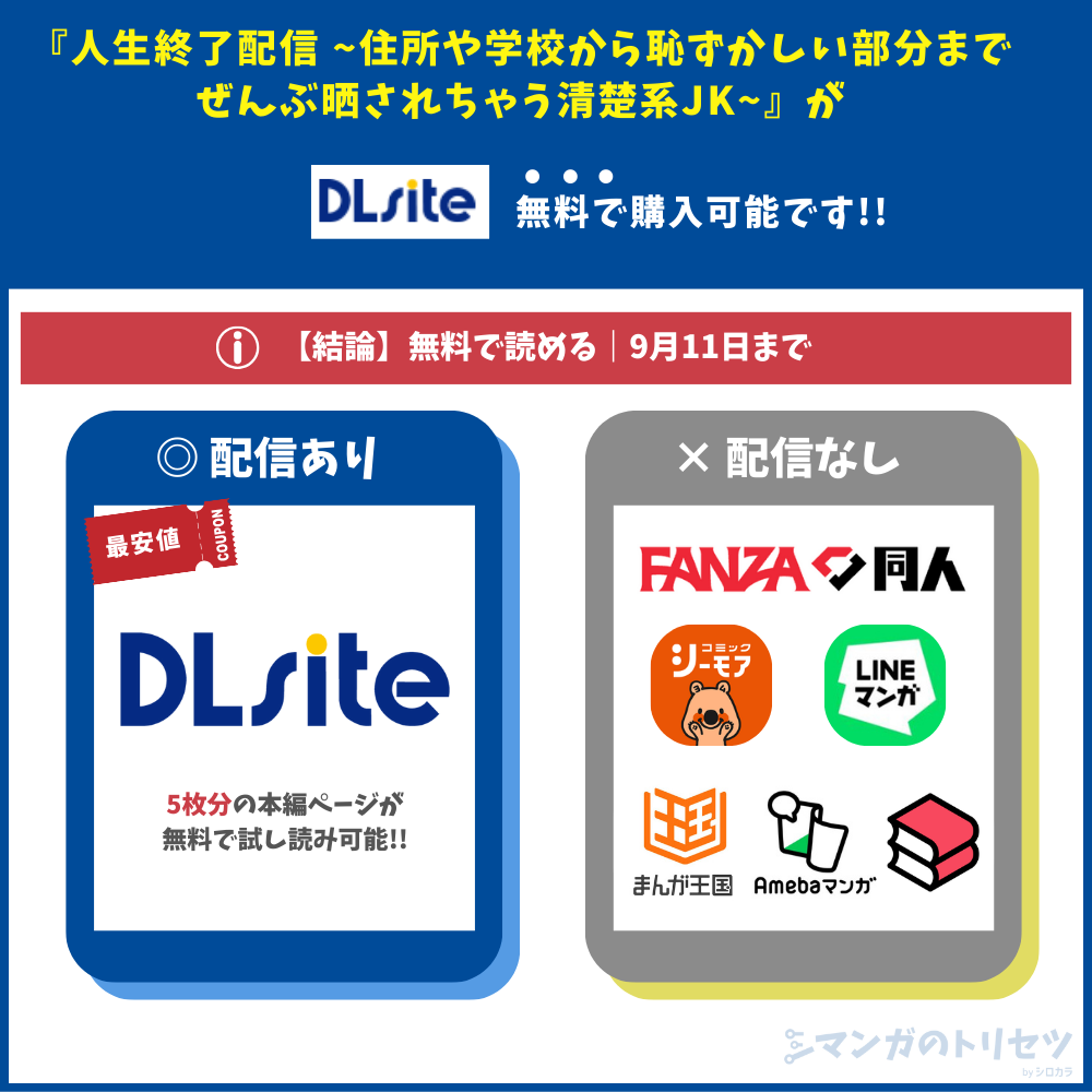 人生終了配信 ~住所や学校から恥ずかしい部分までぜんぶ晒されちゃう清楚系JK~ 配信