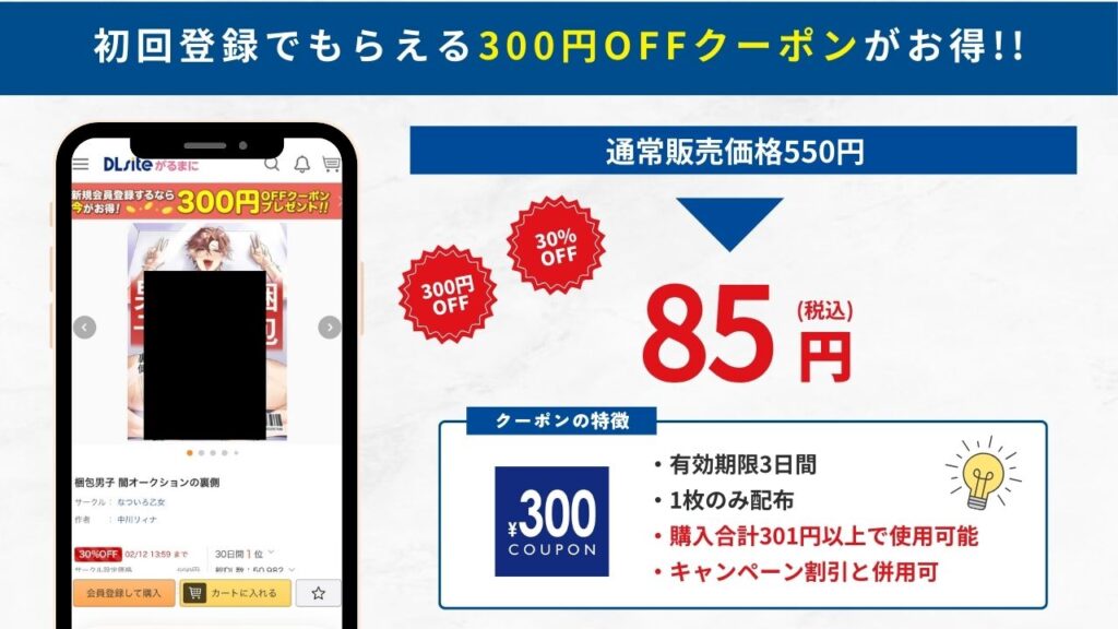 梱包男子 闇オークションの裏側　DLsiteなら85円