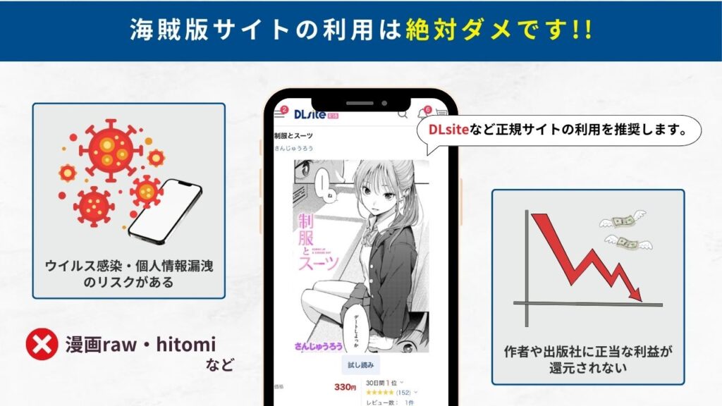 制服とスーツ　違法サイト