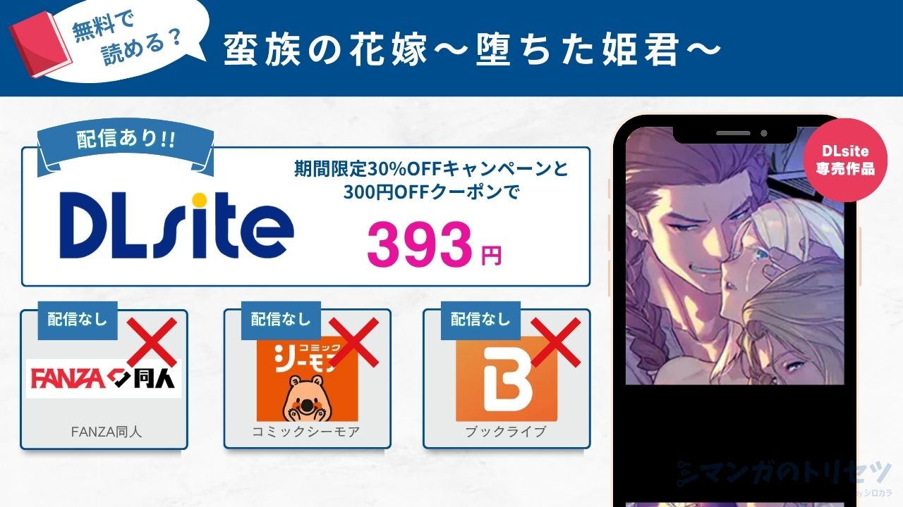 蛮族の花嫁～堕ちた姫君～　393円で読める