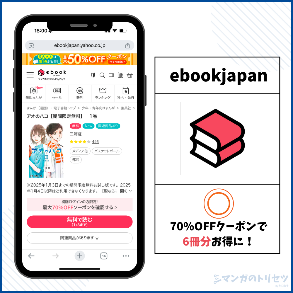 アオのハコ ebookjapan