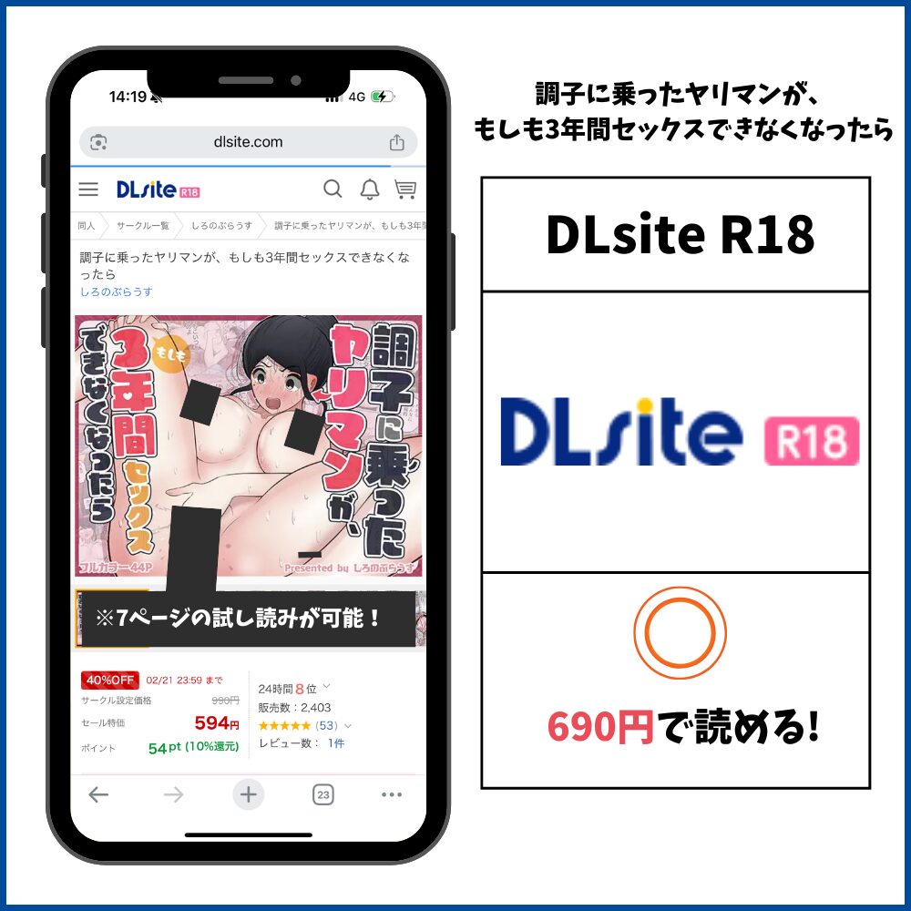 調子に乗ったヤリマンが、もしも3年間セックスできなくなったら DLsite