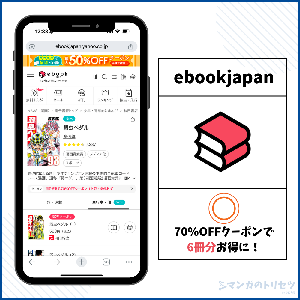 弱虫ペダル ebookjapan